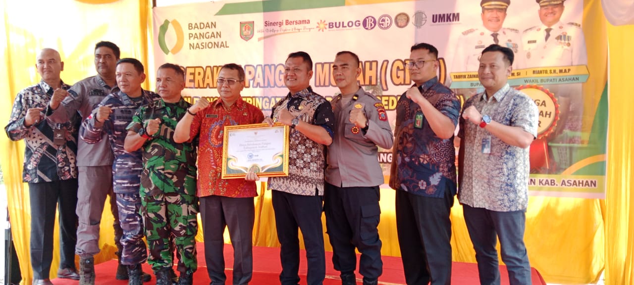 Polres Asahan Hadiri Pembukaan Gerakan Pangan Murah Peringati Hari Pangan Sedunia ke-45